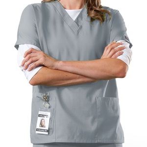 Grey Cherokee Scrubs SET - XXS top, Small Tall bottoms